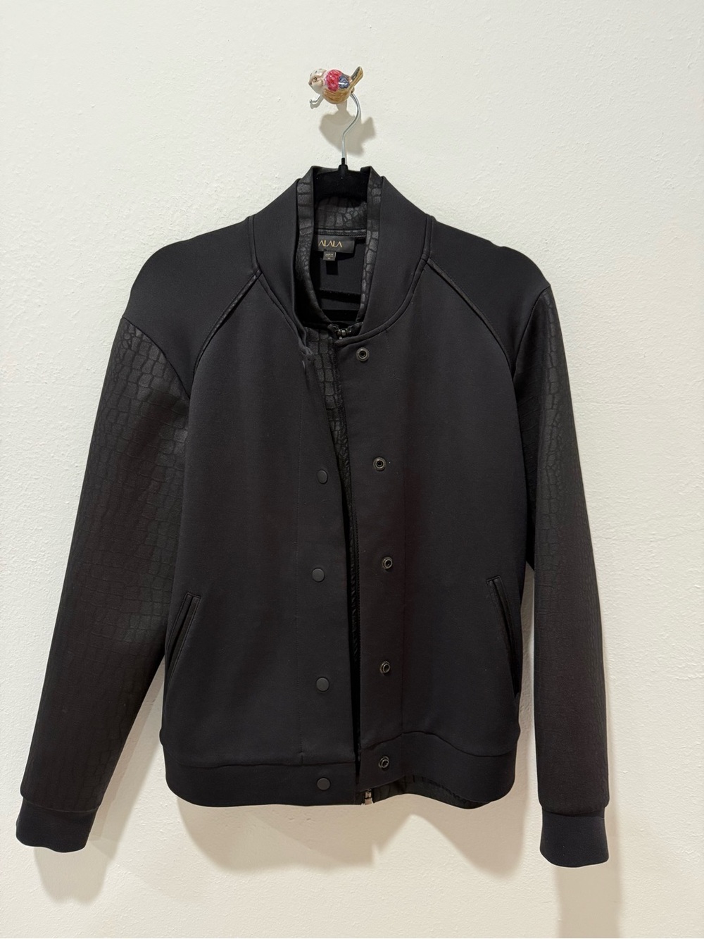 ALALA Black Bomber Jacket